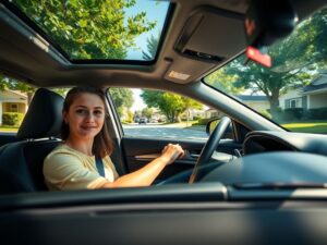 learn to drive on a roadtrip